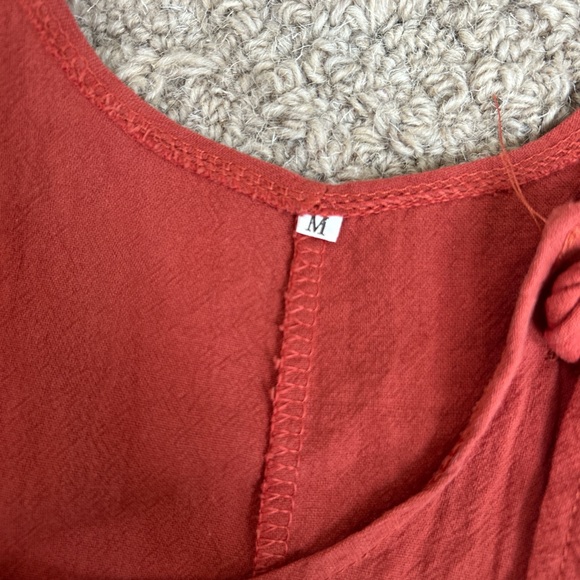 Amazon Rust Jumpsuit with Button Front - Picture 3 of 3